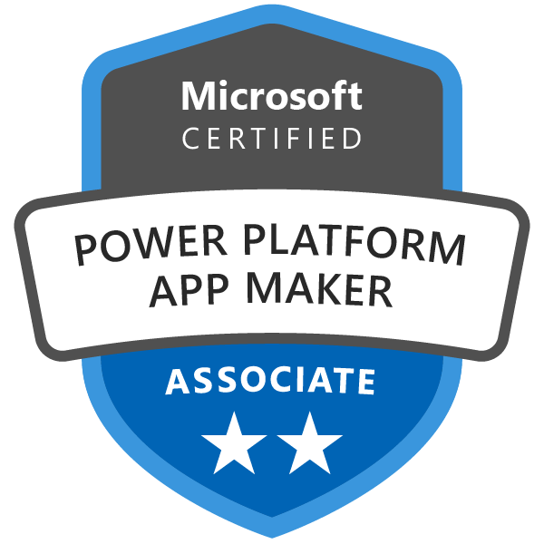 شهادة Power Platform app Maker Associate